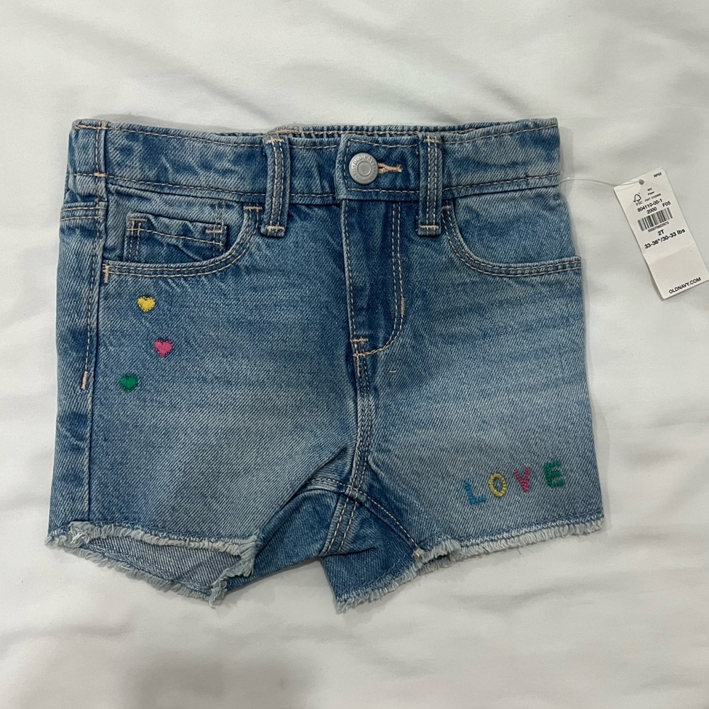 Toddler jean shorts